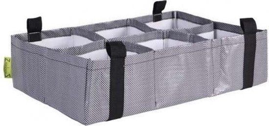 Zigg Zagg plantenzak D60x40 H15 cm - Grijs