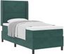vidaXL Boxspring bed met hoofdeinde Donkergroen 80 x 200 cm Fluweel