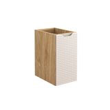 AC-Déco Splendor Beige Badkamermeubel onder de wastafel, 30 cm breed, eikenhout-look, beige, met 1 deur, modern design, gemaakt van MDF