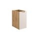 AC-Déco Splendor Beige Badkamermeubel onder de wastafel, 30 cm breed, eikenhout-look, beige, met 1 deur, modern design, gemaakt van MDF