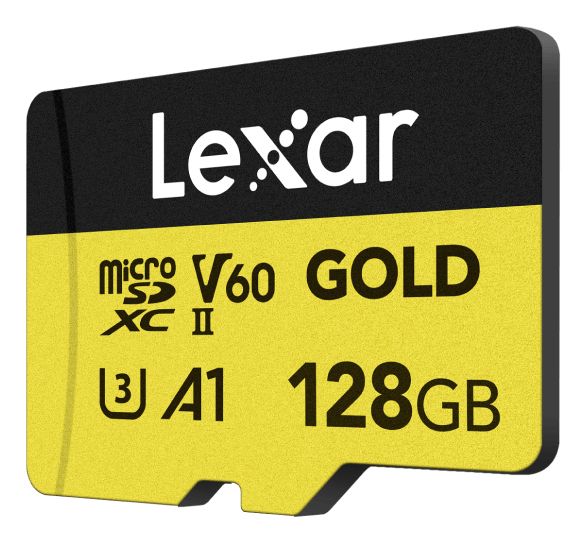 Lexar Professional GOLD 128GB MicroSDXC UHS-II - 280MB/s Read, 180MB/s Write