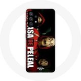 Maniacase Hoesje voor Samsung Galaxy A13 4G / A13 4G Lite La casa de papel Le masque dali Maniacase