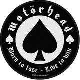 Razamataz Motörhead Born To Lose Patch zwart-wit Polyester