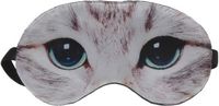 Merkloos / Sans marque Koopman International Slaapmasker Poes / katten thema - Zacht Oogmasker Dierenthema - Voor Kinderen & Volwassenen