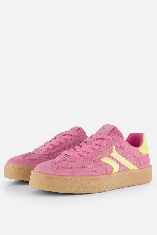 Tamaris Sneakers roze Leer - Maat 38