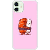 iPhone 12 Mini Sushi hug bedrukt siliconen hoesje