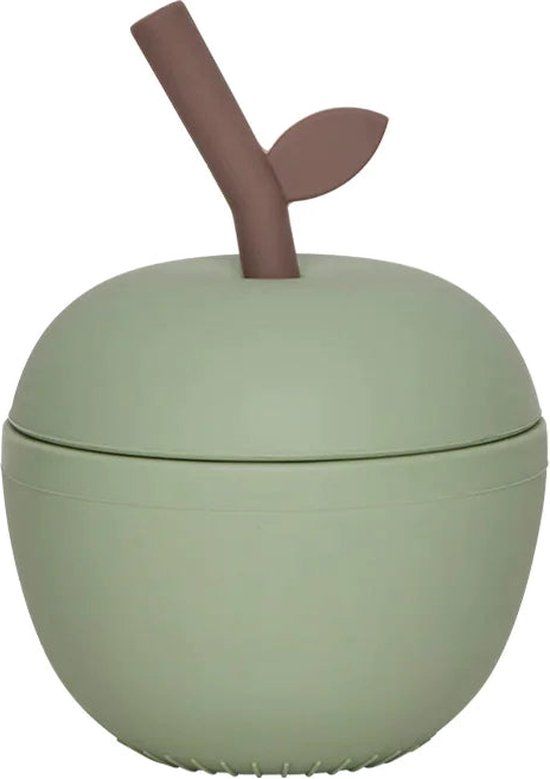 OYOY Mini OYOY Living Apple Drinkbeker | Groen