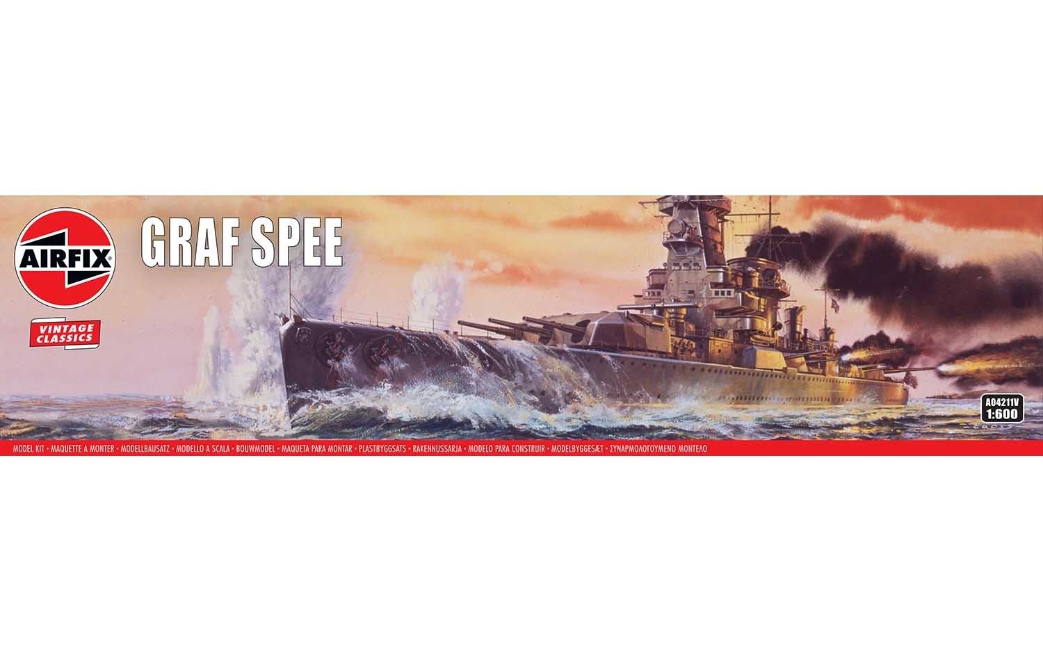 Airfix Graf Spee - 21.A04211V - Scheepsmodellen - 8+ jaar