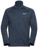 Jack Wolfskin Peak District Full-zip M Heren Jas XL Midnight Sky Polyester