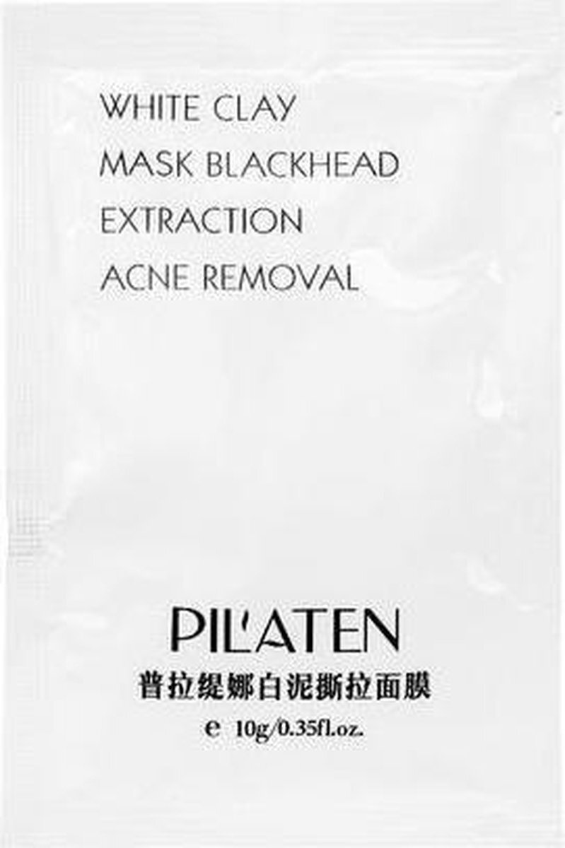 Pilaten PILATEN_White Clay Peel-Off maseczka do twarzy z ekstraktem z kaktusa i aloesu 10g