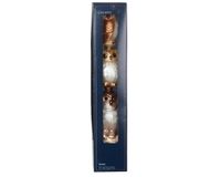 Decoris Piek glas l6.3b5.5h35 cm bruin kerst