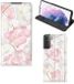 B2Ctelecom Stand Case Hoesje voor Samsung Galaxy S21 Plus - Bloemen - Book Case