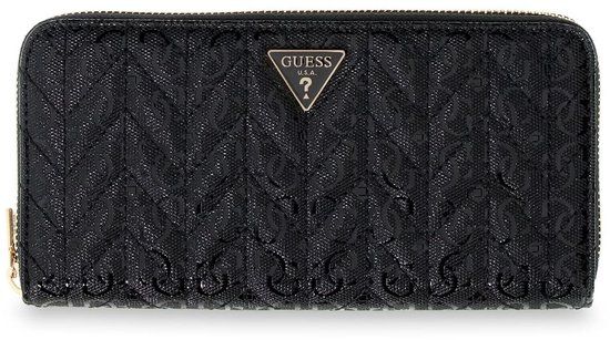 GUESS Stacey SLG Zip Around Wallet Black