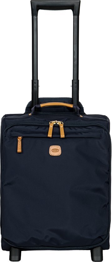Bric&#39;s Handbagage zachte koffer / Trolley / Reiskoffer - X-Travel - 45 cm - Blauw