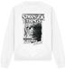 Stranger Things Season 5 - Newspaper Vecna Heren Sweatshirts - wit - S