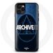 Maniacase Hoesje voor iPhone 12 Archive 81 horrorfilm cassette status x-files Fringes spanning blauwe nacht Vissers parallelle wereld