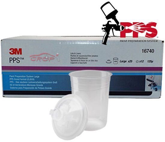 3M 16024 Paint Preparation System PPS 850ml Large Kit - 200 μm