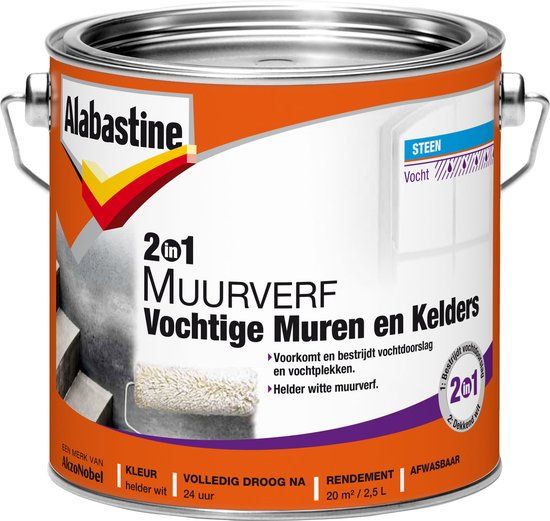 Alabastine 2In1 Vochtige Muren 2.5L