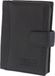 Wild Horse Portefeuille en cuir pour homme avec fermeture RFID, noir