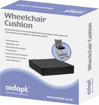 Aidapt Rolstoelkussen - 10 cm - Zwart - Memory Foam