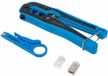Lanberg - Pakket met krimptang, universele stripper en Lanberg RJ45 FTP/UTP connectoren