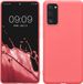 kwmobile telefoonhoesje geschikt voor Samsung Galaxy S20 FE - Hoesje voor smartphone - Back cover in neon koraal