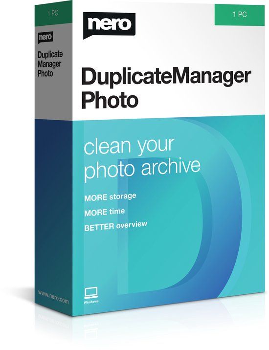 Nero DuplicateManager Photo - 1 PC - Windows Download - Engels