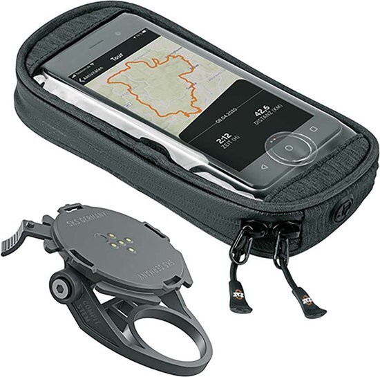 SKS Compit Smartbag + Stuurhouder - Grijs - Plastic