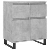 vidaXL Dressoir, 60x35x70 cm, Bewerkt Hout, Betongrijs
