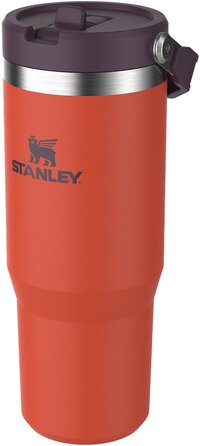 Stanley IceFlow Flip Straw Tumbler - 0.89L - Tigerlily Plum