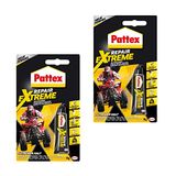 Pattex Repair Extreme, 2x 8 g tube niet krimpende en flexibele universele lijm, temperatuurbestendige reparatielijm, sterke lijm voor binnen en buiten