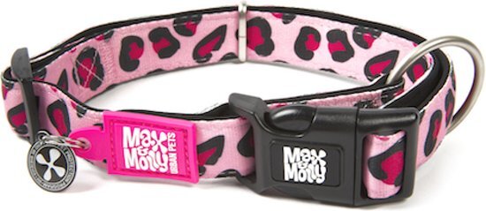 Max&Molly Max & Molly Hondenhalsband Leopard Pink S