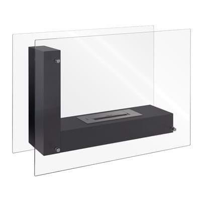 Qlima FFB 8060 Bio-Ethanol Fireplace - Black - Indoor/Outdoor - 1350W