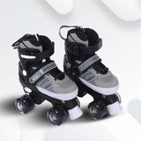 Endless Jewelry Endless EL1029 Verstelbare Rolschaatsen Medium Maat 34-38 EUR | Zwart | Aluminium/PU/TPU | ABEC 7 Lagers