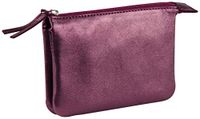 Clairefontaine 400011C - Portemonnee, Etui 13x9cm, Kersenrood Echt Lamsleer