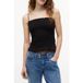 Tommy Hilfiger Tommy Jeans Top 'Smock Slim Strap' zwart