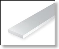 Evergreen Modelbouwdecoratie - 8203 HO Strip 0,56mmX0,84mmX35cm - 10 stuks Styreen