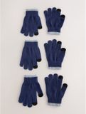 Next Jongens 3 Paar magische handschoenen Navy Blue