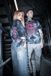 Rock Rebel by EMP Grijze cropped sweatshirt in tie-dye look - Dames - XXL