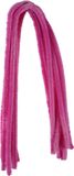 Merkloos / Sans marque Chenilledraad - 30x - roze - 8 mm x 50 cm - hobby/knutsel materialen