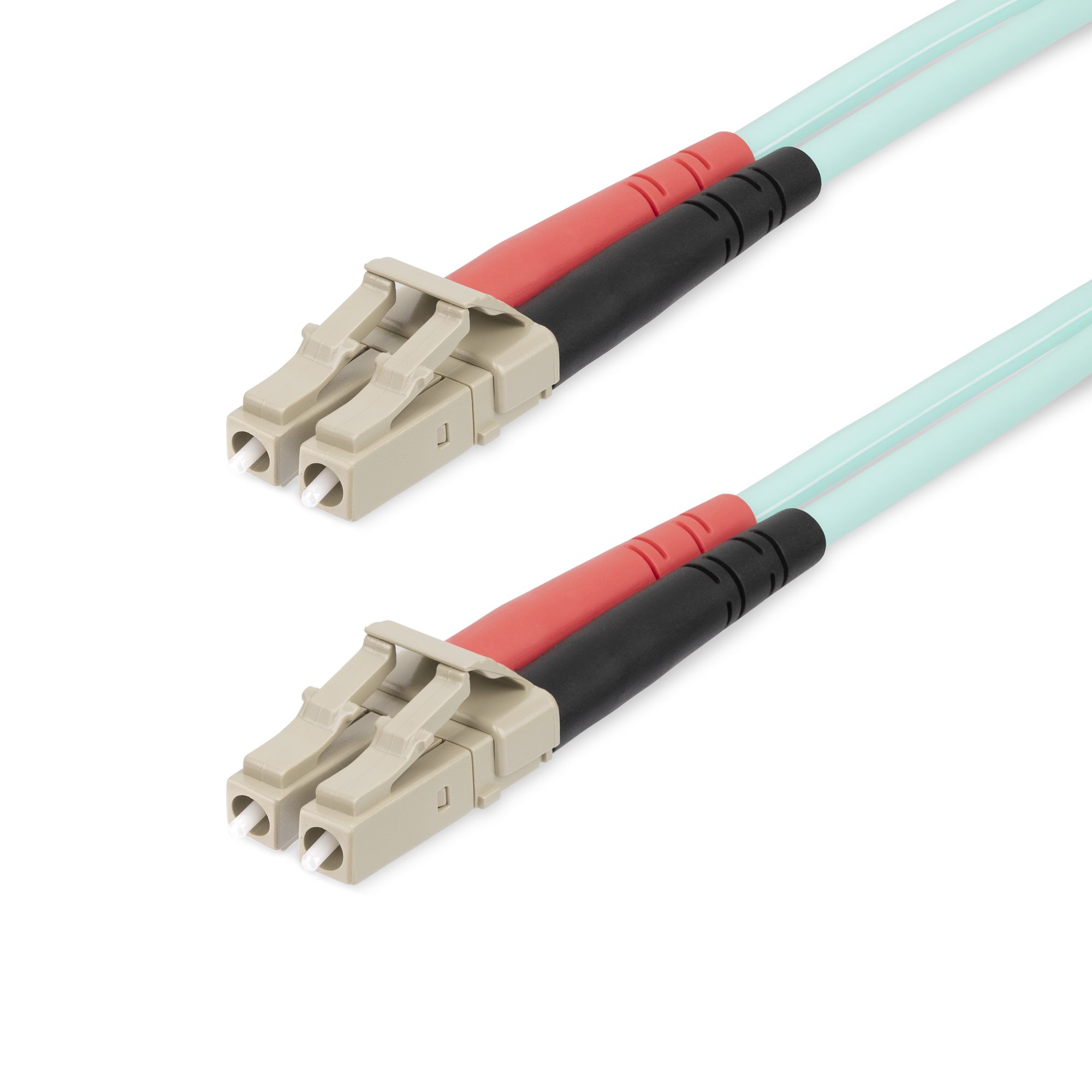 StarTech.com 20m LC/UPC naar LC/UPC OM4 Multimode Glasvezel Kabel, 50/125&#181;m LOMMF/VCSEL Zipcord Fiber, 100G Netwerken, Low Insertion Loss, LSZH Glasvezel Patchkabel