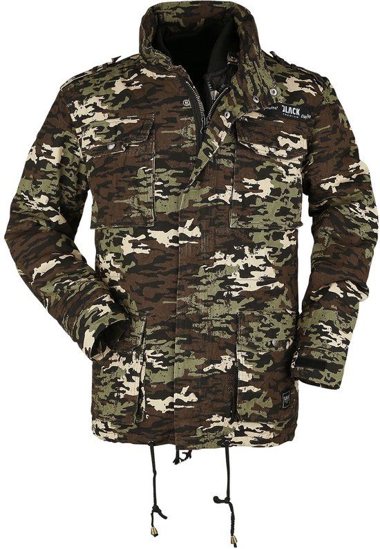 Black Premium by EMP Camouflage overgangsjas - Heren - S