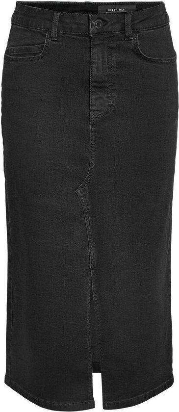 Noisy may Rok Nmkath Nw Slit Midi Skirt Vi478bl Black Denim - XS