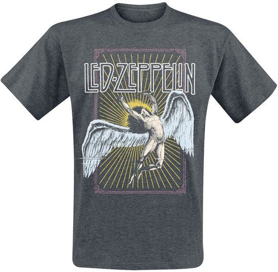 Led Zeppelin Icarus Colour Heren T-shirt - donkergrijs - XXL