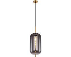 Globo Hanglamp Glas Smoke | E27 | Zwart | Glazen bol | Glas bol | Woonkamer | Eetkamer