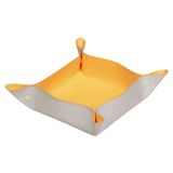Rhodia 318851C brievenbakje Kunstleer Oranje, Zilver