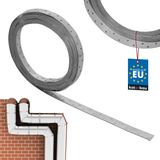 KOTARBAU® Gaatjesband - Bevestigingsband met Geperforeerde Gaten 25 x 1,5 mm - L: 25 m - Gegalvaniseerde Stalen Band