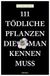 111 Emons 111 tödliche Pflanzen, die man kennen muss