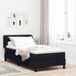 Maison Exclusive - Boxspringbed met hoofdeinde, noir, 80 x 200 cm, gestoffeerd