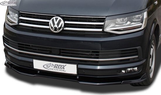 RDX Racedesign Voorspoiler Vario-X passend voor Volkswagen Transporter T6 2015-2019 (gespoten &amp; ongespoten bumper) (PU)